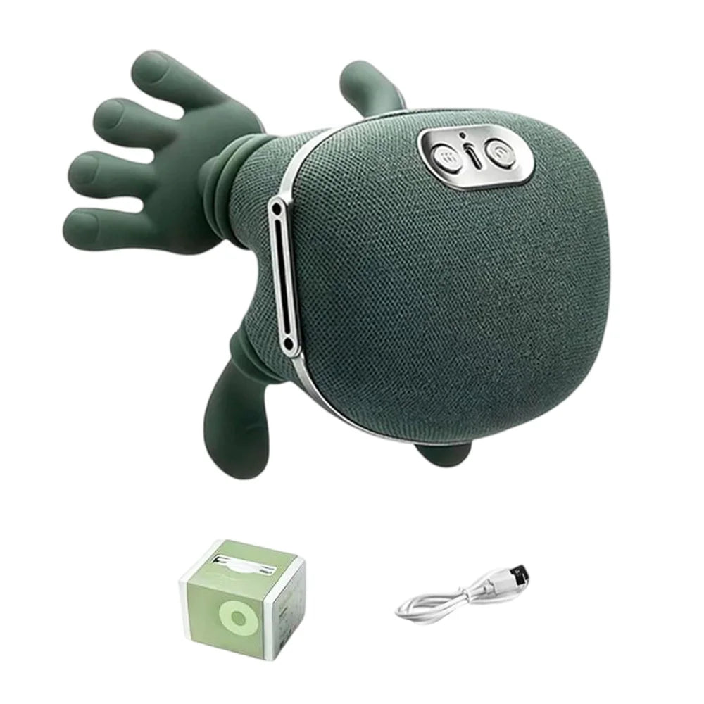 Electric Bionic Neck Shoulder Massager Kneading Massager Shawl 3-Level Modes Neck Cervical Waist Leg Body Muscles Massage Pillow