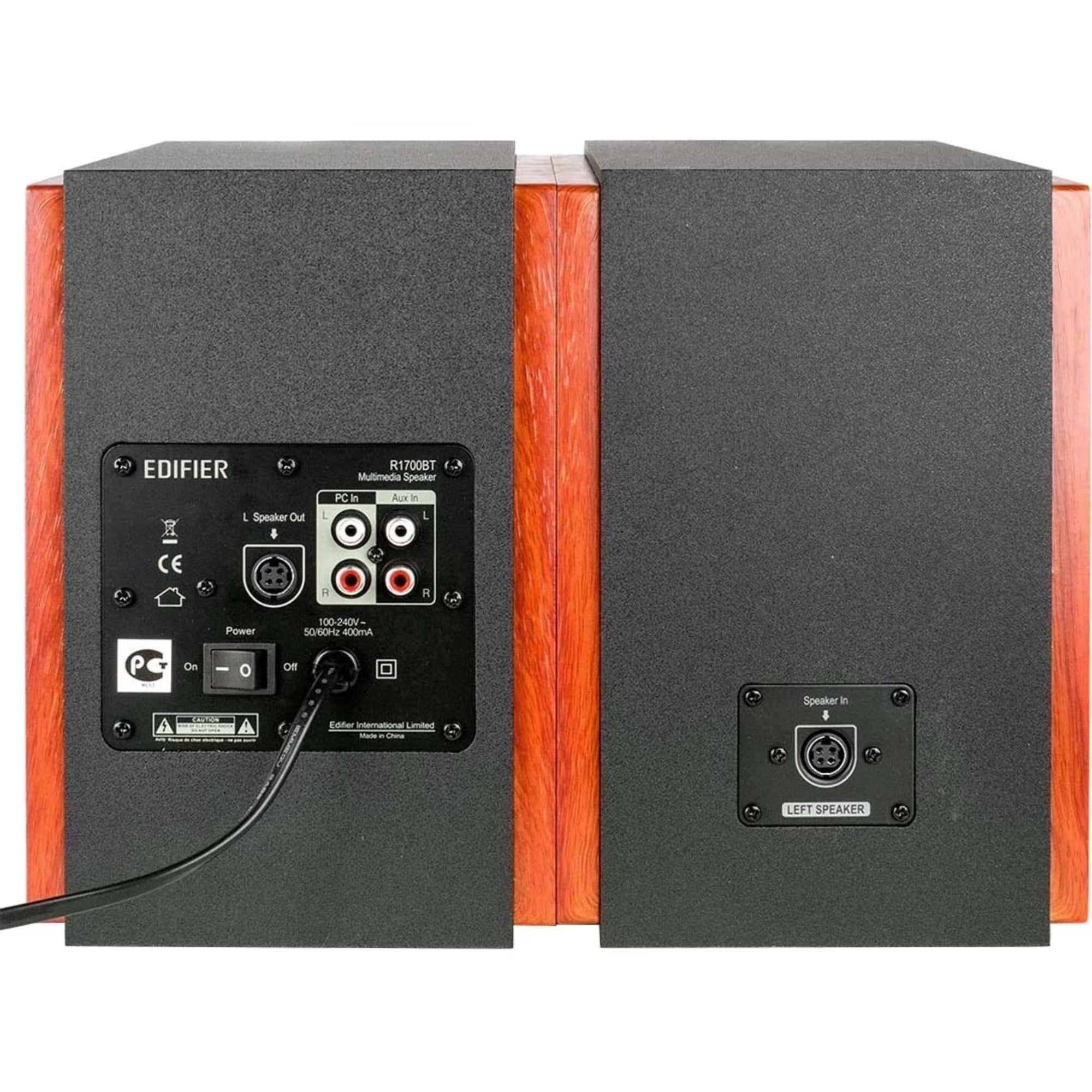 4001352 R1700BT 66-Watt-Rms Amplified Bluetooth Bookshelf Speaker System