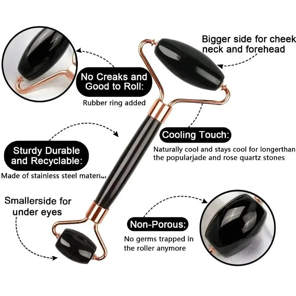 7/4/3Pcs Beauty Tools Silicone Face Cleansing Body Brush Roller Gua Sha Stone,Scalp Massager Shampoo Brush Face Skin Care Tools